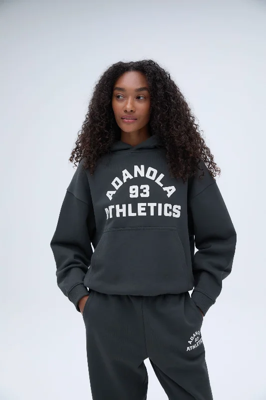 Campus Relaxed Hoodie - Graphite Grey/Marshmallow White