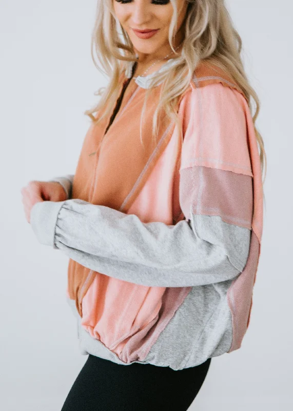 Kimmy Colorblock Zip Jacket