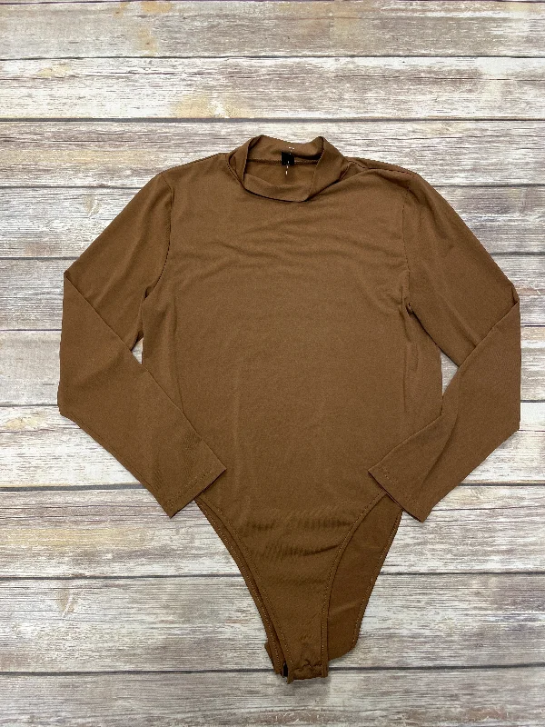 Brown Bodysuit Shein, Size 1x