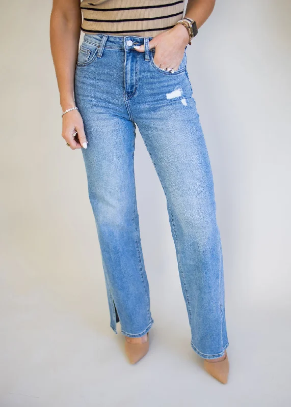 Mindy High Rise Vervet Jean