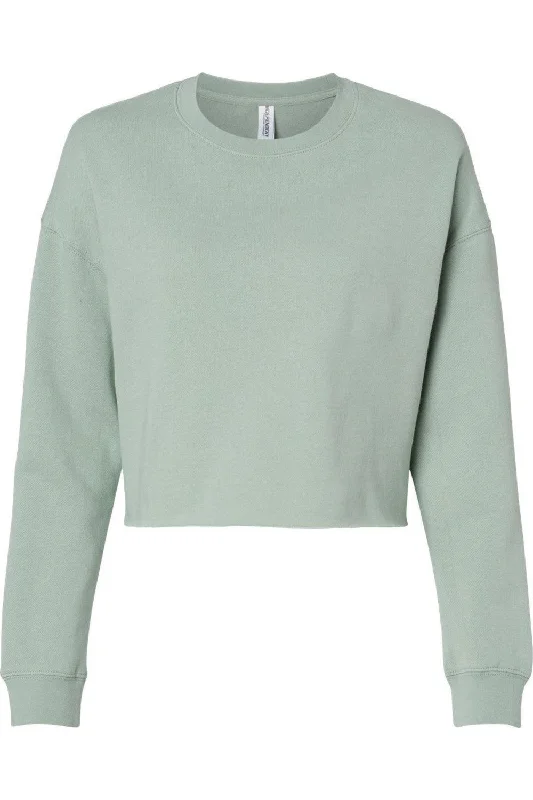 Independent Trading Co. Women´s Lightweight Cropped Crew Pullover