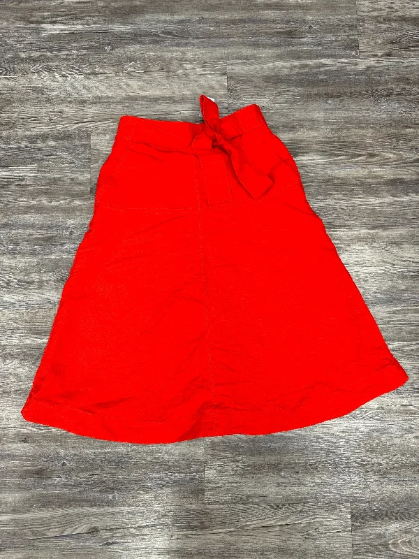 Skirt Maxi By Ann Taylor In Orange, Size: 4p