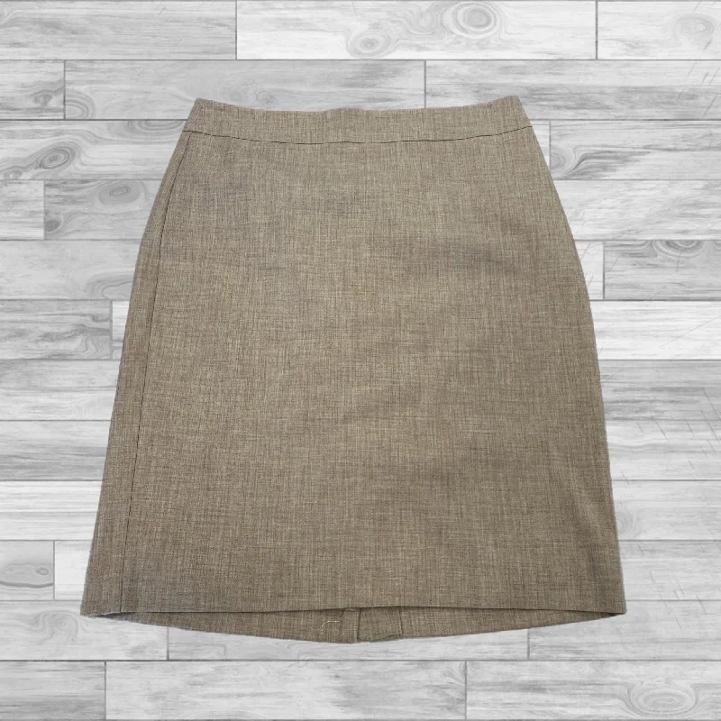 Skirt Mini & Short By Ann Taylor In Tan, Size: 6