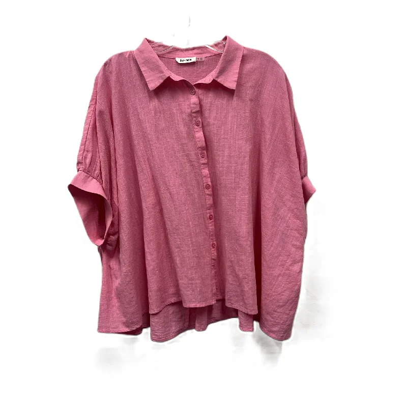 Top Short Sleeve By Day Moon In Pink, Size: S