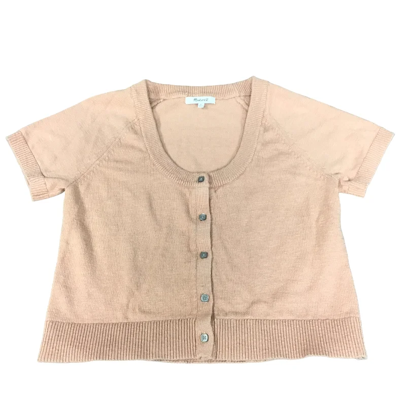 Top Short Sleeve By Madewell In Peach, Size: S