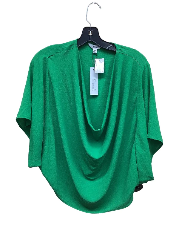 Top Short Sleeve By Steve Madden In Green, Size: M