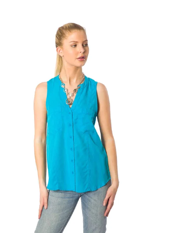 Tianello "Ivy" Light Weight TENCEL™ "ELEVA"  Sleeveless Blouse