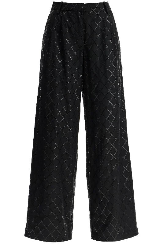 Rotate Women's Wide Pants With Sequins.