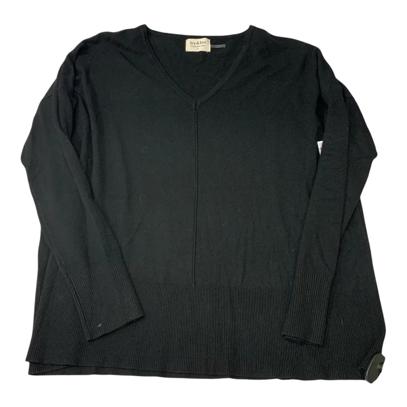 Top Long Sleeve Basic By Ivy & Leo In Black, Size: M