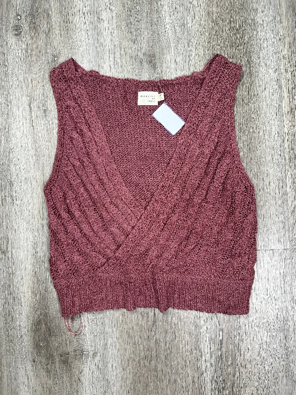 Pink Top Sleeveless Clothes Mentor, Size M