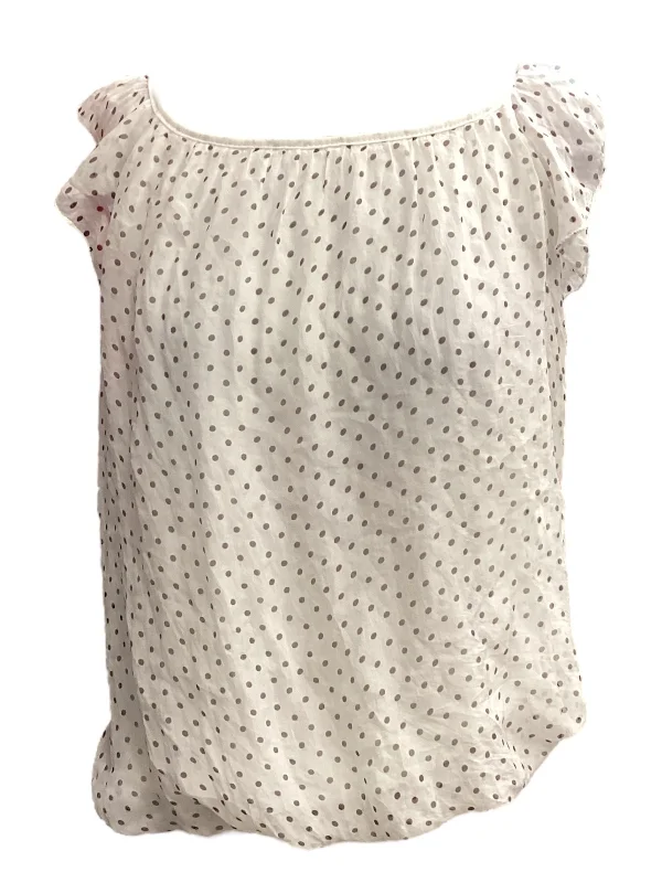 Polkadot Pattern Top Sleeveless Clothes Mentor, Size S